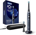 Oral-B iO Deep Clean + Protect Rechargeable Electric Toothbrush, Black, iO Series 7, 2 Replacement Brush Heads, Charging Travel Case (package may vary)