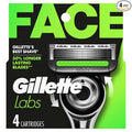 Gillette Labs Razor Blade Shaving Refills for Men, 4 count