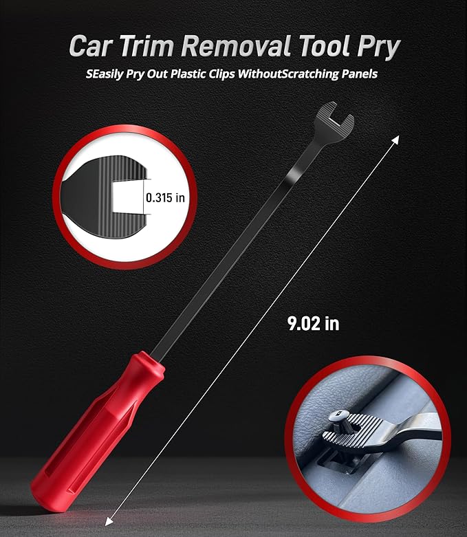 7PCS Electrical Disconnect Pliers & Fuel Line Disconnect Tool Set, Automotive Electrical Terminal Connector Separator Removal Tool Kit for Car Wiring & Fuel Line Connector Pliers