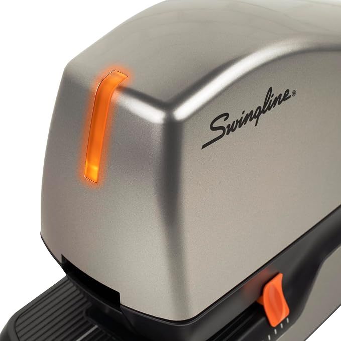 Swingline Electric Stapler, 60 Sheet Capacity, Optima 60, Jam Free, Auto or Manual, Black and Silver (48210)