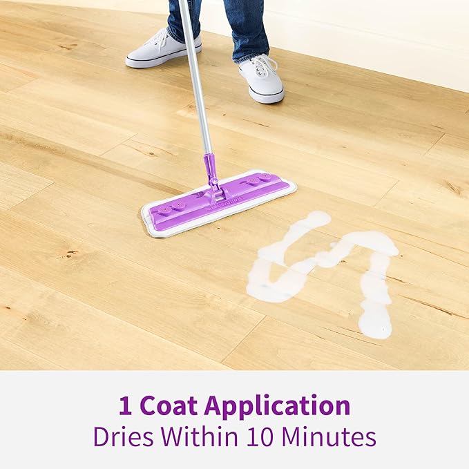 Rejuvenate Shine Refresher Floor Polish Covers Smudges, Protects And Boosts Shine On Sealed Hardwood, Laminate, Vinyl And Tile, 1 Gallon