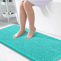 OLANLY Large Bathroom Rugs 45x27, Extra Soft Absorbent Chenille Bath Rugs, Rubber Backing Quick Dry, Machine Washable Bath Mats for Bathroom Floor, Tub and Shower, Home Decor Accessories, Teal