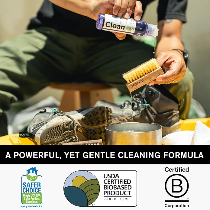 Jason Markk Essential Kit Shoe Cleaner & Microfiber Towels, 5-Piece Set, Deep Cleaning Solution, Durables Brush & 3 Pack Microfiber Towels, Sneaker Care, Ideal for Footwear