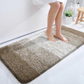 OLANLY Large Bathroom Rugs Mat 50x30, Extra Soft Absorbent Microfiber Bath Rugs, Rubber Backing, Quick Dry, Machine Washable Bath Mat for Bathroom Floor, Tub and Shower, Home Decor Accessories, Coffee