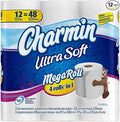Charmin Ultra Soft Mega Roll Toilet Paper, 12 Count