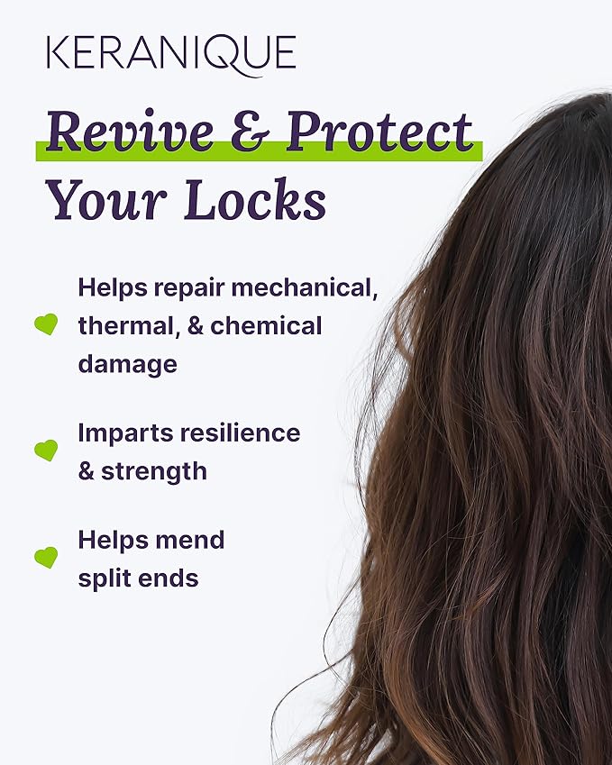 Keranique Damage Control Anti-Breakage Shampoo & Conditioner for Damaged, Thinning Hair – Intense Repair, Strengthening with Keratin, Biotin, Panthenol – Sulfate & Paraben Free, Keratin Amino Complex™