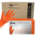1st Choice Orange 6 mil Nitrile Disposable Gloves Diamond Grip XXL 1000 | Bulk Purchasing Options, Medium Duty Gloves for Mechanics, Business, and Household Tasks, Food Safe and Chemical Resistant