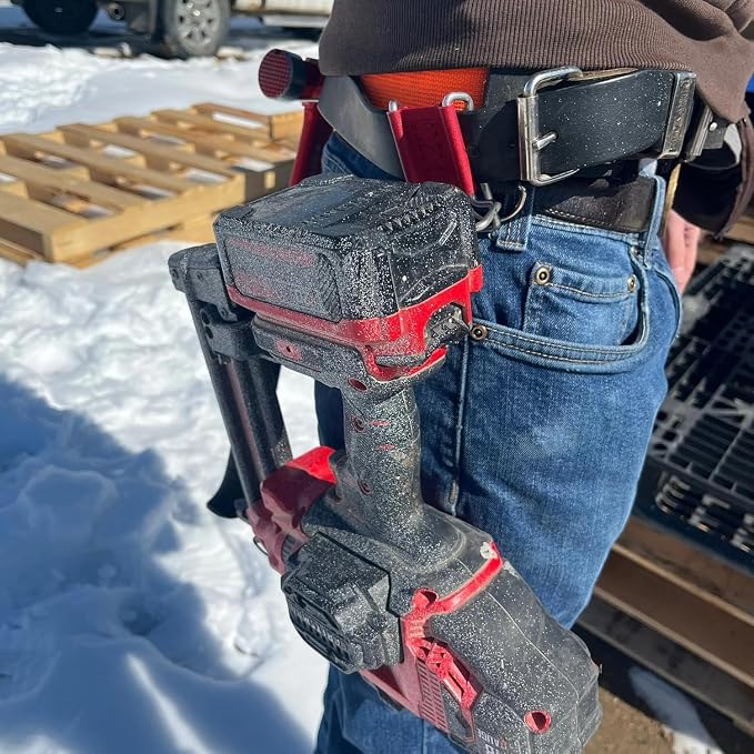 YM Carpenter MK5 Y-Clip Toolbelt Attachment - Add-On Storage Clips for Tool Belts, Holds Tape Measure, Hammer, Impact Driver, Nail Gun – Durable Universal Fit