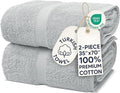 Chakir Turkish Linens, 100% Cotton Premium Quality Turkish Bath Sheets (35''x70'' Large Bath Sheet Towels - Silver Gray)