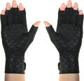 thermoskin Premium Arthritic Gloves, Temporary relief from arthritis of the hand, Black, X-Large