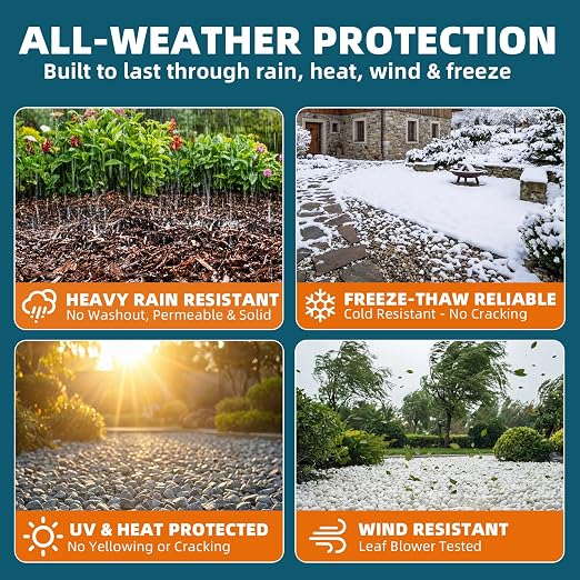 JDiction Rock Glue MAX for Landscaping, 1Gal Mulch Binder with Pump Sprayer | Mulch & Rock Glue for Pea Gravel, Pebbles & Rubber Mulch – Covers Up to 400 sq.ft – Waterproof, Dries Clear & Matte, Pet Safe