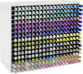 Marker Organizer, 300 Slots Marker Holder Organizer, Marker Storage with Divider Art Marker Rack for Pens Colored Pencils Art Brushes Adjustable Pencil Holder for Desk Organizer