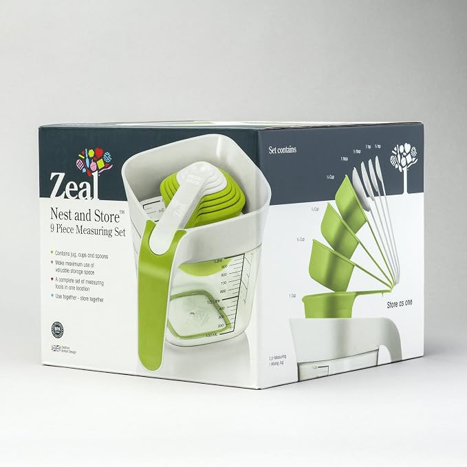Zeal Measuring Jug Set, White