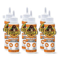 Gorilla Clear Glue, 5.75 Ounce Bottle (Pack of 6) - Crystal Clear, All Purpose, and Water Resistant
