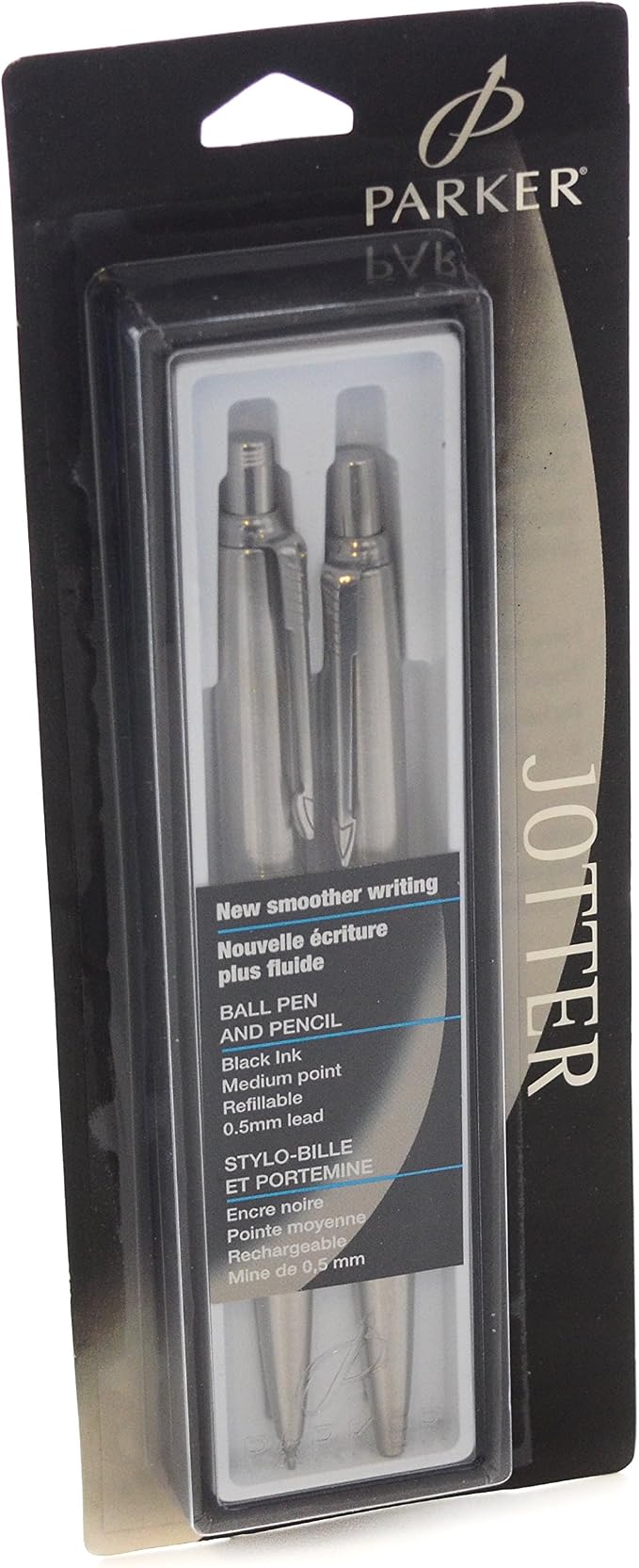 Parker JOTTER Stainless Steel set, Ballpoint pen and Mechanical Pencil (1741243)