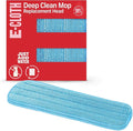 E-Cloth Deep Clean Mop Head Replacement - Microfiber Mop Pads, Reusable Washable Pads for Wet Floor Cleaning, Hardwood, Tile, Laminate & Stone, 100 Washes - 2 Pack