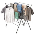 Whitmor Drying Rack Clothing,Large 12 Drying Poles Clothes Drying Rack,Foldable Portable Laundry Drying Rack for Air Drying Clothing,Towel,Delicate Eac for Indoor & Outdoor