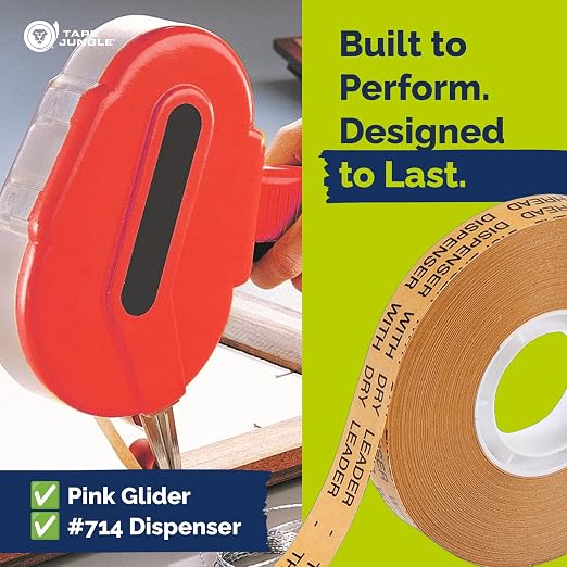 ATG Tape [12 Rolls] 1/4" - Refill Rolls for Pink Glider & #714 Dispenser