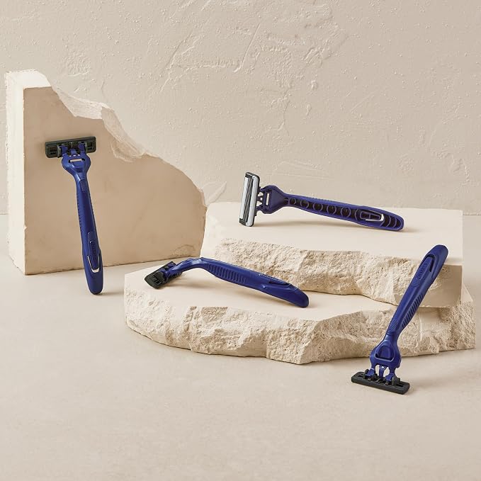 Harry's Disposable Razors for Men - 10 Count - 3-Blade Men's Razors for Travel and On-the-Go Convenience