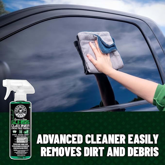 Chemical Guys Glass Cleaner Signature Series - Ammonia-Free Window and Mirror Spray for Cars, Trucks, SUVs, and RVs - Safe for Tinted Glass, Windshields, Household Windows & Interior Surfaces - 16 oz
