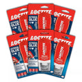 Loctite Extreme Glue, Clear, 1.62 fl oz Tube, 6 Pack - Strong All Purpose Glue for Wood, Metal, Leather, Crafts & Repair, Pastic, & More