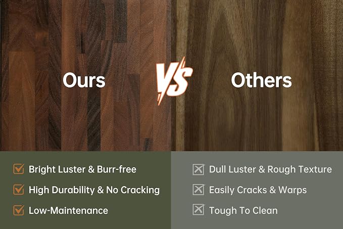 Walnut Cutting Boards For Kitchen, End Grain Wooden Cutting Board | 17” X 13”X 1” Chopping Board Double Sided with Handle, Charcuterie Boards For Meal Prep & Serving with Gift Box