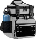 Lunch Box Cooler Bag - Tactical Insulated Lunchbox for Men - Large Lunch Pail Kit for Adults Work Outdoor Shifts Trips Grey 16L
