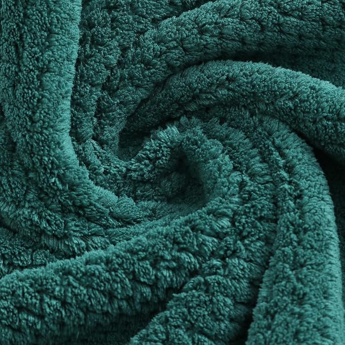 YTYC 39x78 Bath Sheets,Towels for Bathroom,Teal,2-Pieces | Extra Large Bath Towels, Super Soft,Highly absorbent,Hanging Loop,Quick Drying,Light Weight,80% Polyester