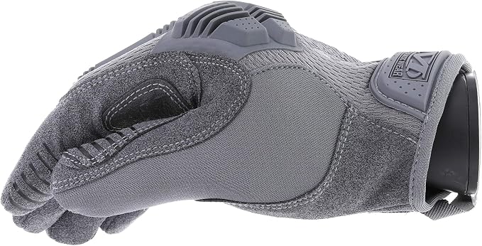 Mechanix Wear: M-Pact Tactical Gloves with Secure Fit, Touchscreen Capable Safety Gloves for Men, Work Gloves with Impact Protection and Vibration Absorption (Grey, X-Large)