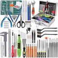 182Pcs 3D Printing Accessory Tools with Tool Box for 3D Printer Modeler Basic Tools Diverse 3D Print Nozzle Cleaning Kit Mini Rotary Tool for Remove/Trim and Finish 3D Print