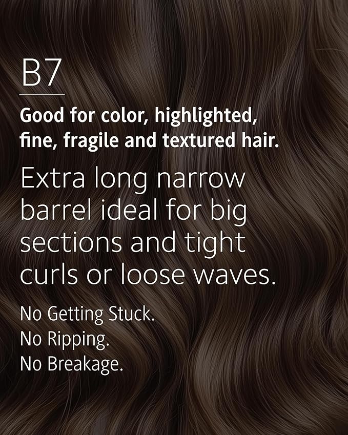 Ibiza Hair Boar Bristle Round Brush (B7-70mm) | Blonde Bristles & Cork Handle | Ideal for Color Treated Tresses | Big Waves or Tight Curls | Adds Shine & Texture for Long Styles & Large Sections