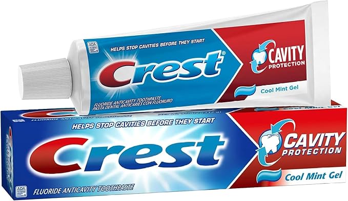 Crest Cavity Protection Toothpaste Gel Cool Mint 8.20 oz (Pack of 5)