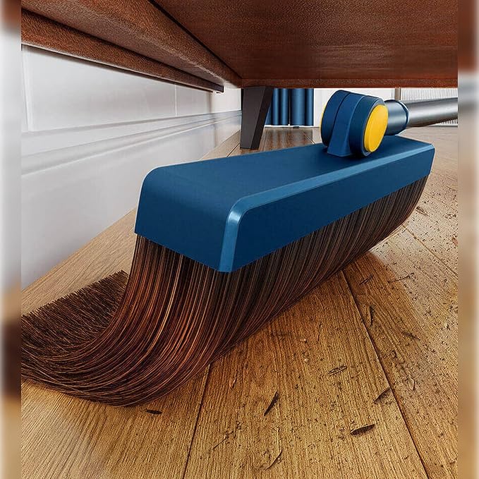 JOYBOS Broom and Dustpan with Adjustable Handle