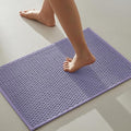 TYUU Bathroom Rugs Non Slip Washable, Super Absorbent Thin Bath Mat Small Quick Dry Low Pile Bathroom Rug, Lavender 16"x24"