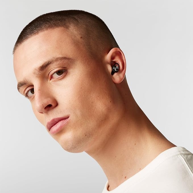 Hears One Ear Plugs for Noise Reduction - Patented Reusable Concert Earplugs, 20dB SNR Sound Reduction, Hypoallergenic for Musicians, Motorcycle and Sleeping with 4 tip Sizes - Silver Night