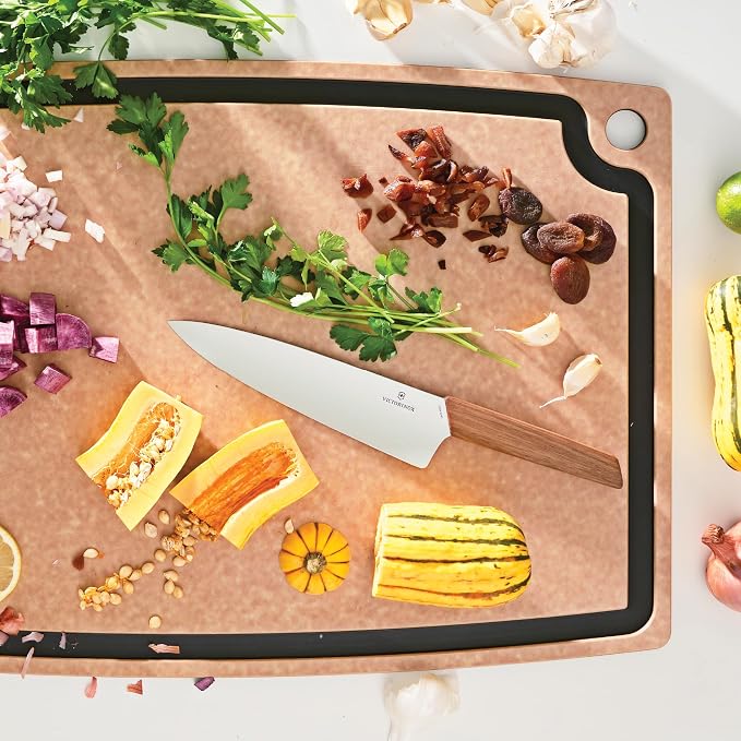 Epicurean Gourmet Series Cutting Board with Juice Groove, 27-Inch by 17.5-Inch, Natural/Slate