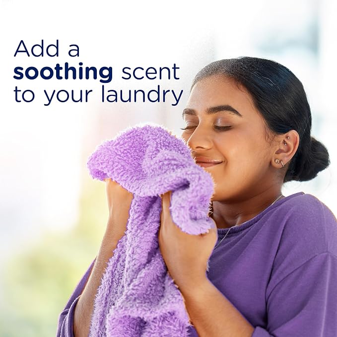 Downy Calm In-Wash Laundry Scent Booster Beads, Soothing Lavender and Vanilla Bean scent, 12.2 OZ, laundry scent beads, Long-lasting Freshness (Packaging May Vary) (Pack of 4)