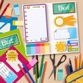 Xqumoi 2 Pack Best School Counselor Sticky Notes for School Office Supply | Teacher Appreciation Self-Stick Note, School Counselor Writing Memo Pad, Back to School Office Supply, Christmas Gift