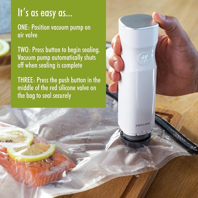 ZWILLING Fresh & Save 4-pc Vacuum Sealer Bag Starter Set