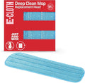 E-Cloth Deep Clean Mop Head Replacement - Microfiber Mop Pads, Reusable Refill Pads for Wet Floor Cleaning, Hardwood, Tile, Laminate & Stone, 100 Washes - 1 Pack