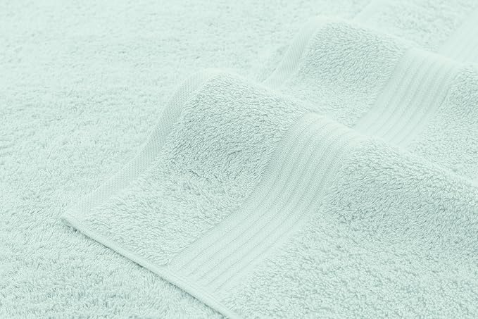 American Veteran Towel, Hand Towels for Bathroom Set of 4, 100% Cotton Turkish Hand Towel Sets, Soft Hand Face Towels, Mint Green Hand Towels