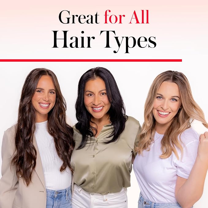 REVLON SmoothStay XL Hair Straightener, Heated Straightening Brush with Coconut Oil Infused Ceramic Plates, Long-Lasting Sleek Results, Reduced Frizz & Static