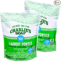 Charlie’s Soap Laundry Powder (100 Loads, 2 Pack) Hypoallergenic Deep Cleaning Washing Powder Detergent – Eco-Friendly, Safe, and Effective