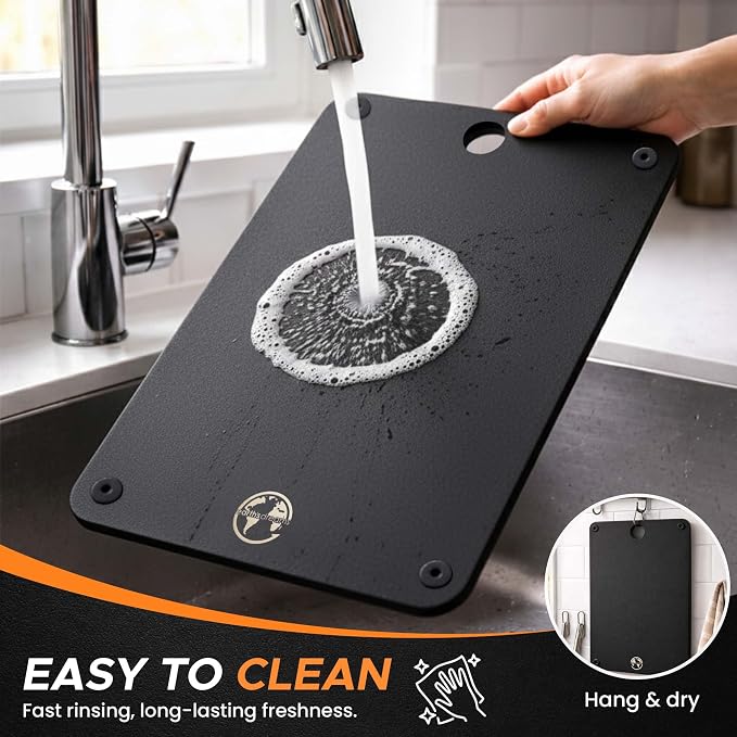 Earth's Dreams Composite Wood Cutting Board Set of 3, Chopping Boards | Dishwasher Safe,Non-Toxic, Cutting Boards for Kitchen – Large, Medium & Small Non-Slip Wood Charcuterie & Chopping Boards