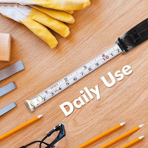 Copkim 50 Pcs 6 FT Mini Tape Measure Retractable Bulk Small Measuring Tape Pocket Size Measurement Tool for Operation Christmas Items Party Favor Gifts Stuffers for Men(Black)