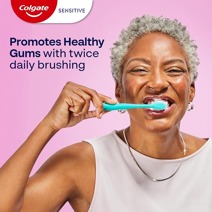 Colgate Sensitive Enamel Health Toothpaste for Sensitive Teeth, 3 Pack, 6oz | Repairs Weakened Enamel, Shields Against Erosion, Contains Potassium Nitrate for Sensitivity Relief, Soothing Peppermint