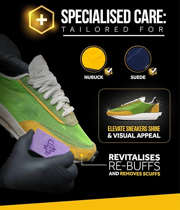 Crep Protect Shoe Protector Spray, Sneaker Cleaner Kit, Suede Scuff Eraser & Sneaker Care Solution Bundle