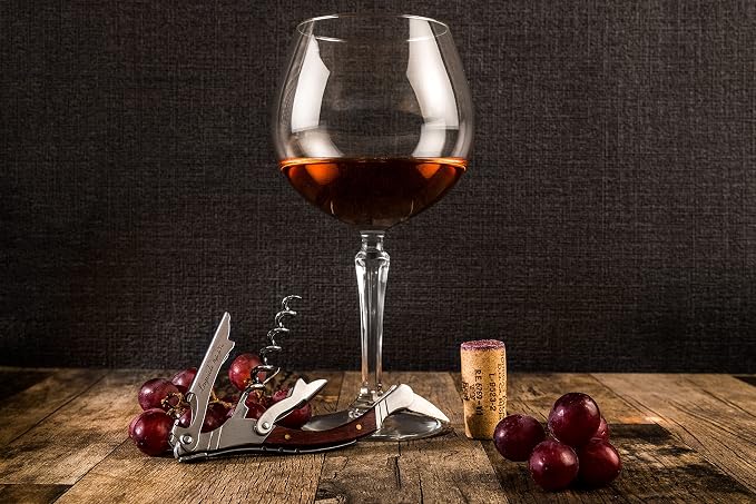 Laguiole Style de Vie Corkscrew, Bottle Opener with Foil Cutter, Rosewood