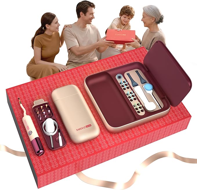 Bebird EarSight Ultra X 4K HD Ear Wax Removal Tool Camera with Luxury Gift Box, FSA HSA Eligible, Premium Smart Ear Cleaner Otoscope, Perfect Birthday Mothers Fathers Day Gift for Family, Burgundy Red