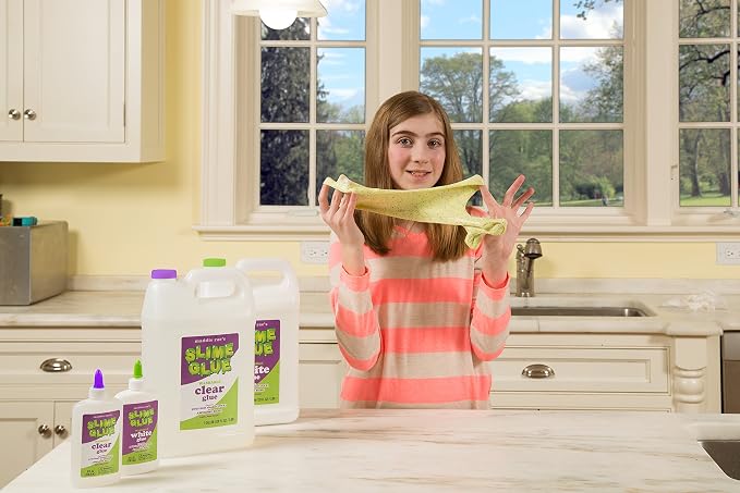 Maddie Rae’s White Slime Glue 1/2 Gallon Jug – Non Toxic Washable All Purpose Glue for Slime Making, DIY Kids Arts & Crafts, Teachers Classroom Supplies, School Projects & Summer Camp Activities